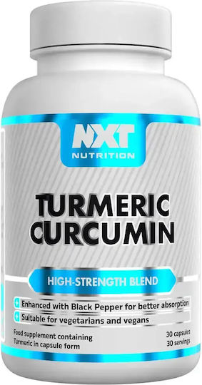 Nxt Nutrition Turmeric & Curcumin 450mg 30 Capsules
