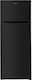 Princess Double Door Refrigerator 210lt H143xW55xD55cm Black RDBL275EPAR