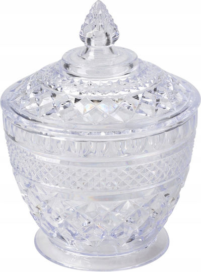 Koopman Plastic Transparent Serving Sugar Bowl