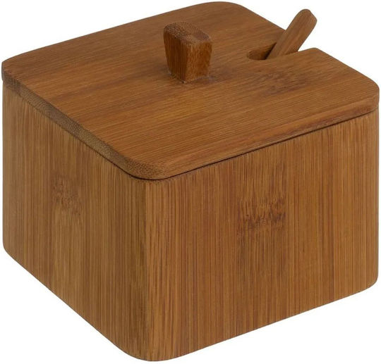 HowHomely Wooden Brown Serving Sugar Bowl