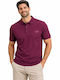 Polo Short Sleeve Purple Blouse