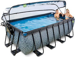 Exit Toys Schwimmbecken mit Metallic-Rahmen Grau Exit Toys Schwimmbecken mit Metallic-Rahmen Grau