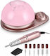 SML M21 Nail Drill 68W Pink with 50000 Rounds p...