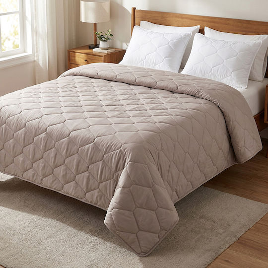 Διπλό 200x210εκ. Gray Taupe