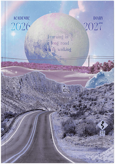 Linardatos Publishers Roads Дневен Академичен Дневник 2026/27 14x21см