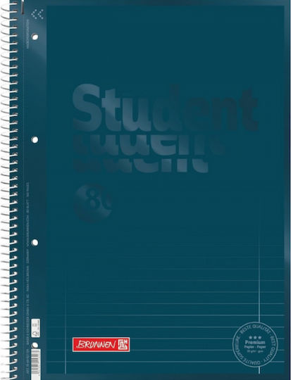 Selida Spiral Ruled Notebook A4 80 Paper Sheets Blue