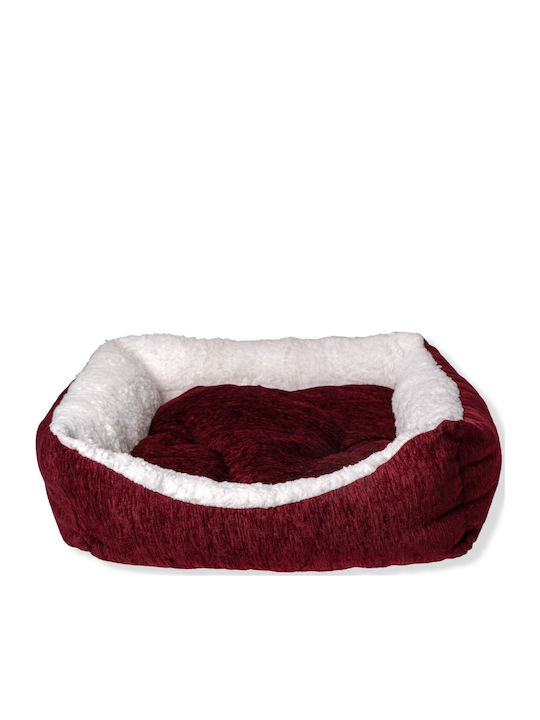 Pet's Choice Καναπές Κρεβάτι Σκύλου Κόκκινος 80x65εκ.