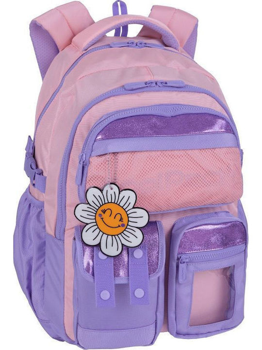 Coolpack Ученическа Раница Оранжева с Джоб за Бутилка