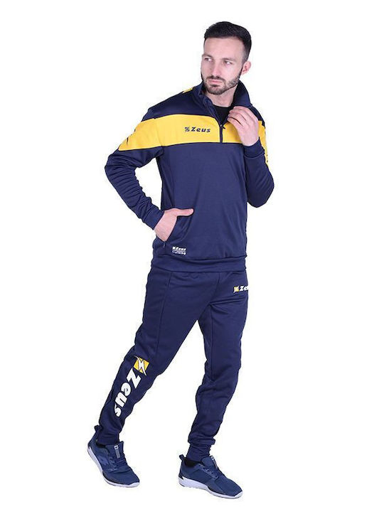 Marte Σετ Φόρμας Navy Blue/yellow