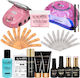 False Nail Kit Polygel Reusable Tips Pro100