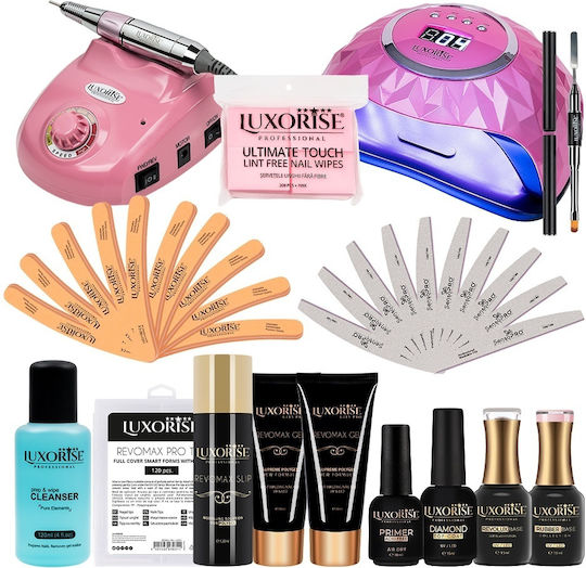 False Nail Kit Polygel Reusable Tips Pro100