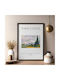 Poster Van Gogh Wheat Field Cypresses Art002 40cm X 50cm Black Wooden Frame