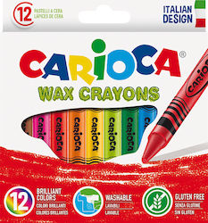 Carioca Wax Crayons Set Crayons with 12 Colours Carioca Wax Crayons Set Crayons with 12 Colours
