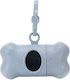 Case of Grey Dog Excrement Bags with Bone Design