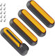 Avizar Visor Covers Xiaomi M365 Pro 2 3 1s Essential Black Orange