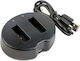 WS Xtreme Power Double Battery Charger Compatible with Canon