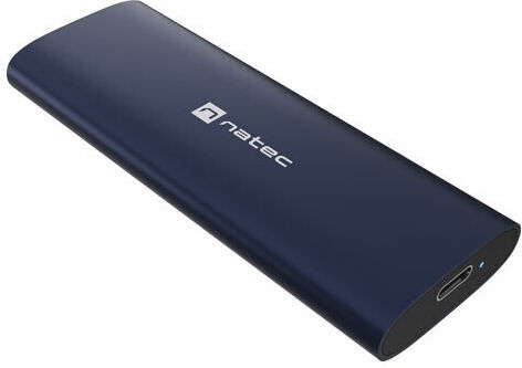 Natec Rhino Carcasă pentru Hard Disk M.2 SATA III NVME cu Conexiune Type-C în Culoare Gri