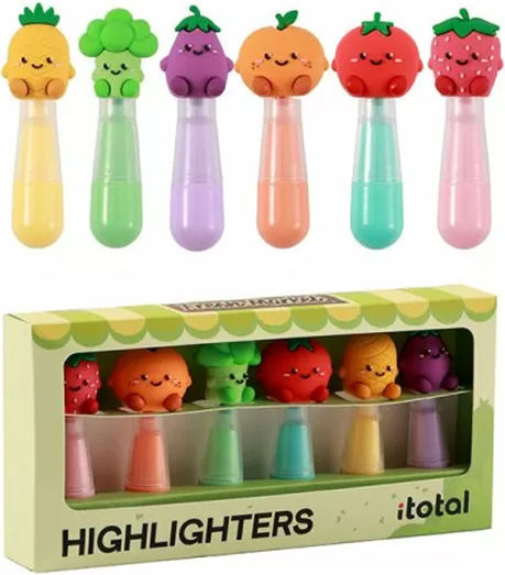 I-Total Markere de subliniere Portocalii Set 6 buc
