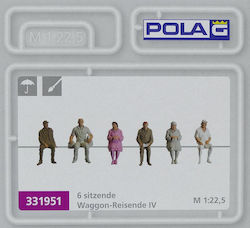 Pola G Static Models 6 Sitting Travelers Iv G Scale 1:22 5 331951