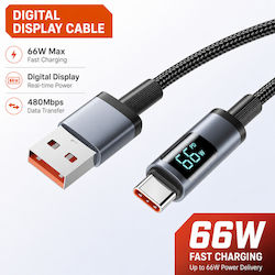 USB-C male - USB-A 66W 1.2m (TG-UC66D-120-BK)