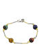Dimitrios Exclusive Women's Silver Gold Plated Chain Bracelet