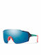 Smith Unisex Sonnenbrillen mit Blauer Rahmen und Blauer Spiegel Fassung