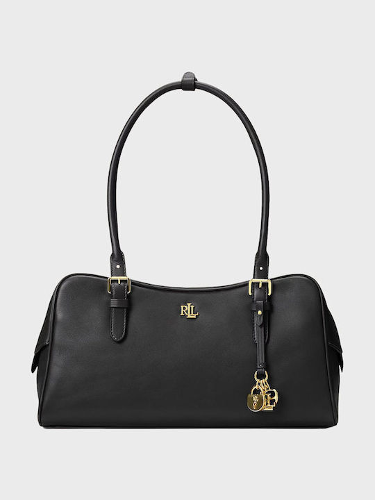 Lauren Leather Women's Shoulder Bag Black