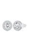 Daskalakis Single Knitted Stud Earring with Diamond