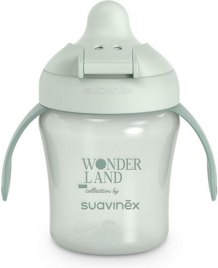 Suavinex Baby Sippy Cup Plastic with Handles Green for 6m+ 200ml