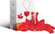Armony Magnetische Brustklammern Vibration Schmetterlingsform Rote