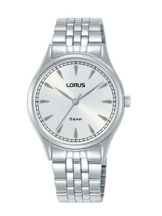 Lorus Classic Womens Watch 32mm Battery With Silver Metal Bracelet