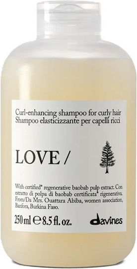 Davines Love Σαμπουάν Ενυδάτωσης & Λείανσης για Σγουρά Μαλλιά 250ml