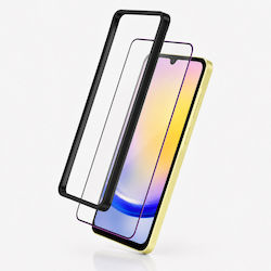 3mk Pack 2 Tempered Glass Galaxy A25 5g Applicator Frame Black Transparent 3mk Pack 2 Tempered Glass Galaxy A25 5g Applicator Frame Black Transparent