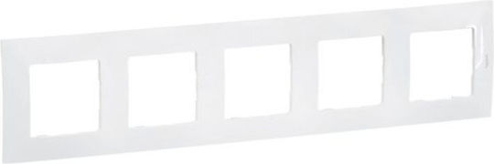 Niloe Frame 5 Positions White Np115wh Legrand Np115wh