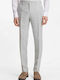 Men's Slim Fit Grey Trousers