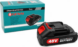 Lithium Tool Battery 48V With 5Ah Capacity