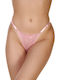 Damen-Slip Mit Spitze Rosa