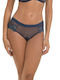 Damen-Boxer Mit Spitze Blau