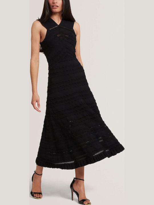 Ted Baker Knitted Evening Black Dress
