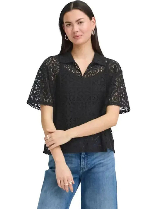 ICHI Γυναικείο T-shirt Black