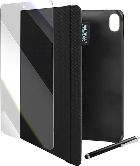 Urban Factory Калъф Tempered Glass Pack Stylus iPad 10 10.9" 2022 Удароустойчив Черен Прозрачен