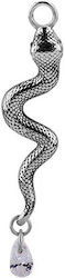 Charm Silver Snake Left D-064