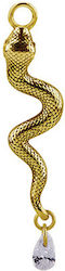 Charm Gold Snake Right D-064