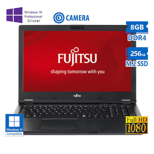 Lifebook E558 Refurbished Grade A 15.6" (Core i5-8250U/8GB/256GB SSD/No OS)