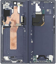 Samsung Original Central Frame Galaxy Z Fold 6 Service Pack Night Blue Samsung Original Central Frame Galaxy Z Fold 6 Service Pack Night Blue