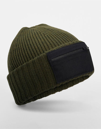 Beanie Unisex Strickmütze in Grün Farbe