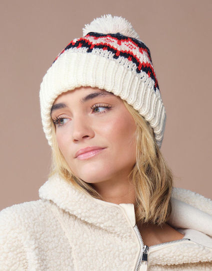 Beanie Unisex Fleece Beanie Knitted in White Colour