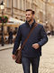 Herren Jacken Wasserdicht und Winddicht Marineblau