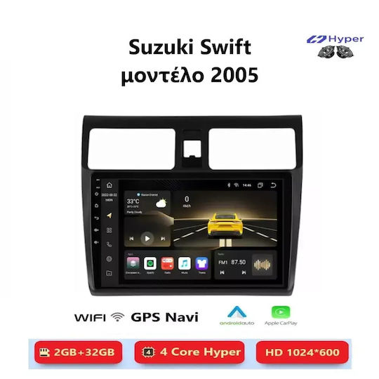Suzuki Swift 2005 Android Multimedia Carplay Androidauto Gps Wi-fi Bluetooth Sh40