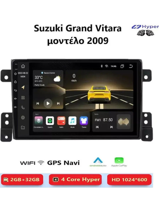 Suzuki Grand Vitara 2009 Android Multimedia CarPlay Android Auto GPS Wi-Fi Bluetooth SH23